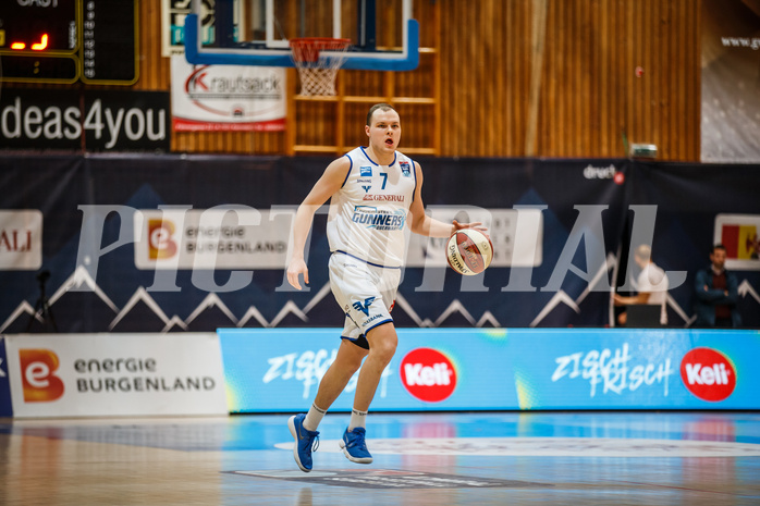 Basketball, Admiral Basketball Superliga 2019/20, Grunddurchgang 16.Runde, Oberwart Gunners, Klosterneuburg Dukes, Sebastian Käferle (7) Basketball, Admiral Basketball Superliga 2019/20, Grunddurchgang 16.Runde, Oberwart Gunners, Klosterneuburg Dukes, Sebastian Käferle (7)