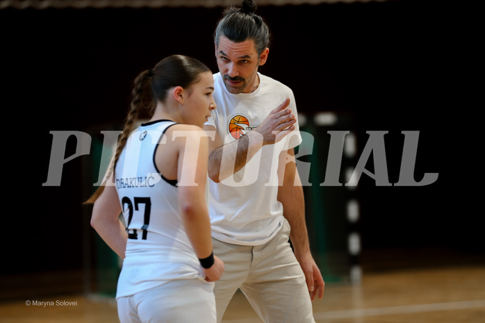 15.02.2025 Österreichischer Basketballverband 2024/25, SLWU19, Basket Flames UNION vs. Vienna Timberwolves