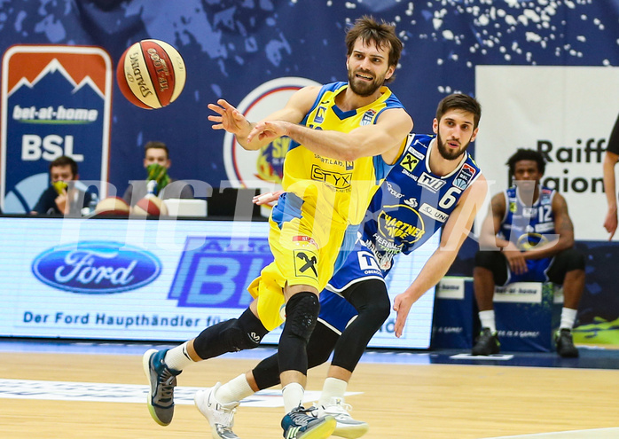 Basketball Superliga 20120/21, Grunddurchgang 17.Runde SKN St.Pölten vs. Gmunden Swans