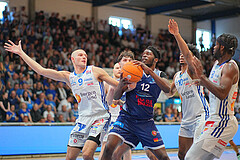 Basketball, Basketball Superliga 2024/25, Playoffs, Finale Spiel 1, Oberwart Gunners vs. BBC Nord Dragonz