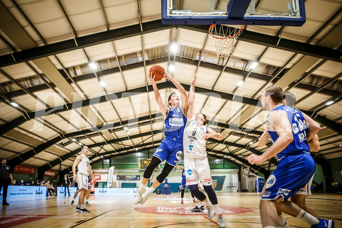 Basketball, Basketball Austria Cup 2021/22, 1/4 Finale, Vienna D.C. Timberwolves, UNGER STEEL Gunners Oberwart, Brock Gardner (10)