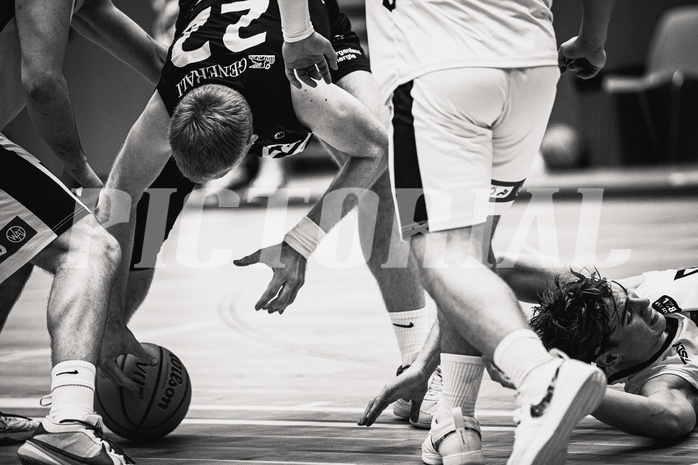 Basketball, Basketball Zweite Liga 2024/25, Grunddurchgang 11.Runde, Vienna Timberwolves, Mattersburg Rocks, Asdren Drew Koka (22)
