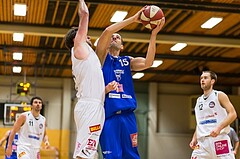 Basketball, 2.Bundesliga, Grunddurchgang 4.Runde, Mattersburg Rocks, Vienna D.C. Timberwolves, Vincent Polakovic (15), Wolfgang TRAEGER (8)