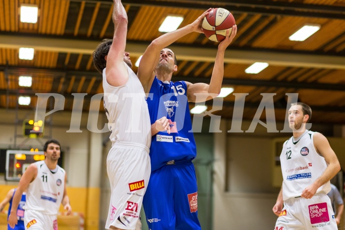 Basketball, 2.Bundesliga, Grunddurchgang 4.Runde, Mattersburg Rocks, Vienna D.C. Timberwolves, Vincent Polakovic (15), Wolfgang TRAEGER (8)