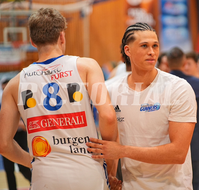 Basketball, Basketball Superliga 2024/25, Playoffs, Finale Spiel 1, Oberwart Gunners vs. BBC Nord Dragonz