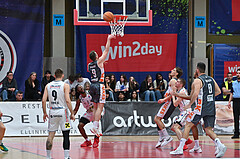 Basketball, Superliga 2024/25, Plazierungsrunde 7.Runde, Flyers Wels vs. Klosterneuburg Dukes,
