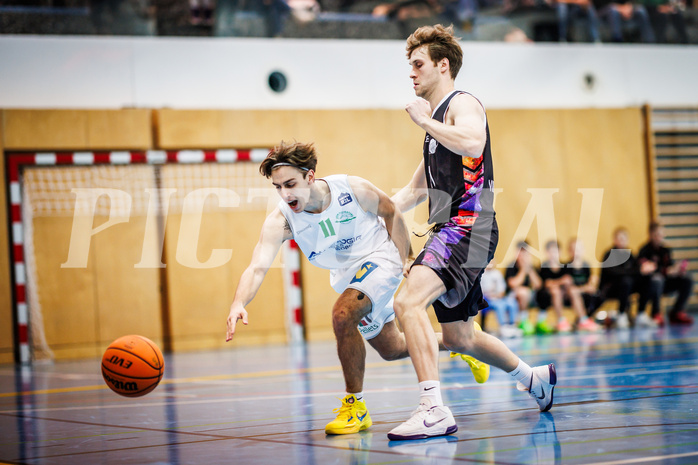 Basketball, Basketball Zweite Liga 2023/24, Grunddurchgang 14.Runde, Deutsch Wagram Alligators, Vienna United, Simon Marek (11) Basketball, Basketball Zweite Liga 2023/24, Grunddurchgang 14.Runde, Deutsch Wagram Alligators, Vienna United, Simon Marek (11)