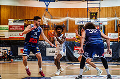Basketball, win2day Basketball Superliga 2024/25, Grunddurchgang Runde 19, Oberwart Gunners, BBC Nord Dragonz, Caleb Fields (4)