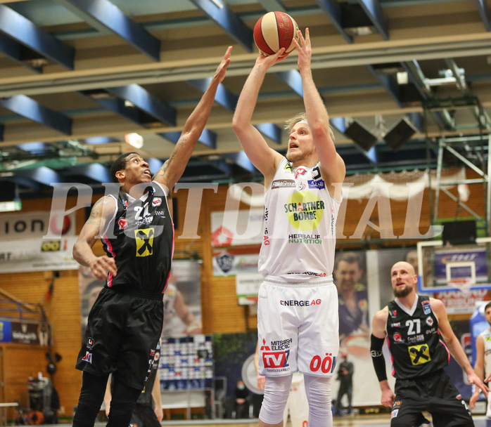 Basketball Superliga 2020/21, Grunddurchgang 15.Runde Gmunden Swans vs. Flyers Wels


