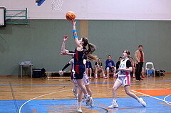 20.03.2024, Graz, Unionhalle A, Basketball Damen Superliga 2023/24, Semifinale, UBSC-DBBC Graz - SKN St. Pölten Frauen,  