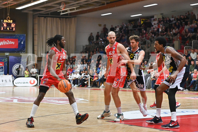 Basketball, Superliga 2024/25, Grunddurchgang 7.Runde, Flyers Wels vs. Gmunden,
