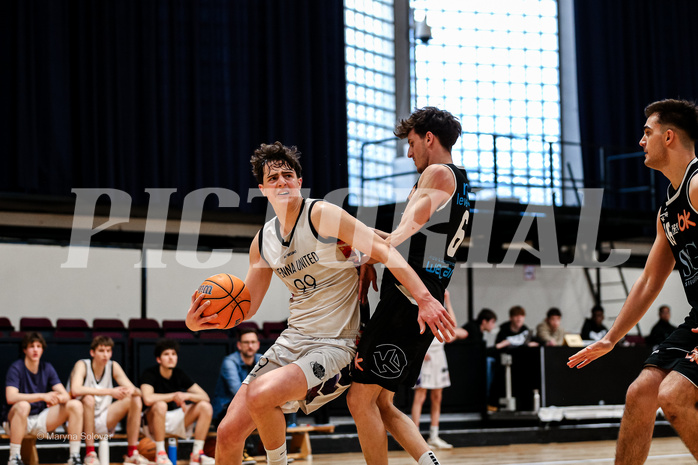 01.03.2025 Österreichischer Basketballverband 2024/25, SLMU19 Vienna United vs. Basket Dukes