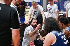 Basketball Superliga 2024/25, Playoff, Viertelfinale Spiel 3, Flyers Wels vs BBC Nord Dragonz,
