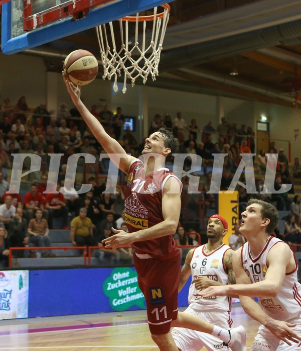 Basketball ABL 2016/17, Grunddurchgang 30.Runde Traiskirchen Lions vs. BC Vienna