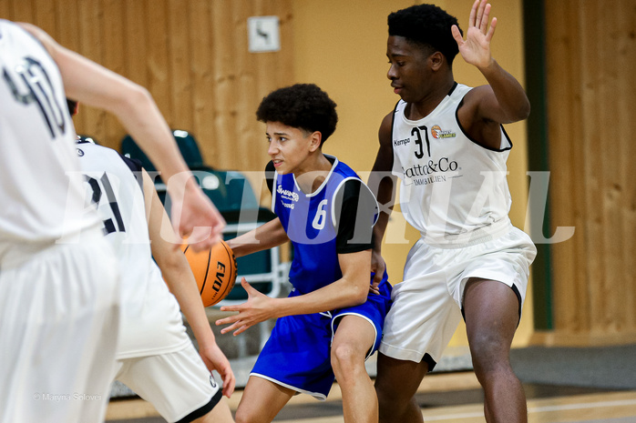 16.02.2025 Österreichischer Basketballverband 2024/25, SLMU16 Basket Flames WAT vs SG Salzkammergut