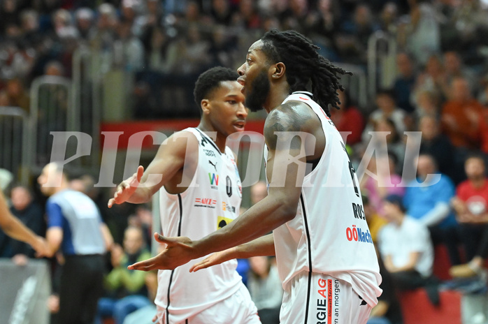 Basketball, Superliga 2024/25, Grunddurchgang 12.Runde, Flyers Wels vs. Oberwart Gunners,
