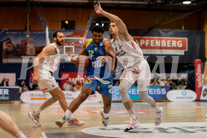 Basketball, Basketball Superliga 2022/23, Grunddurchgang Runde 18, Kapfenberg Bulls, SKN St. P
