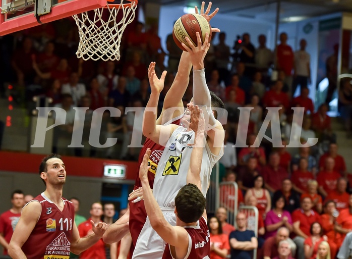 Basketball ABL 2015/16 Playoff Halbfinale Spiel 5 WBC Wels vs Traiskirchen Lions