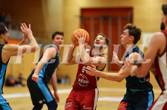 Basketball Zweite Liga 2024/25, Grunddurchgang 15.Runde Mistelbach Mustangs vs. Vienna Timberwolves