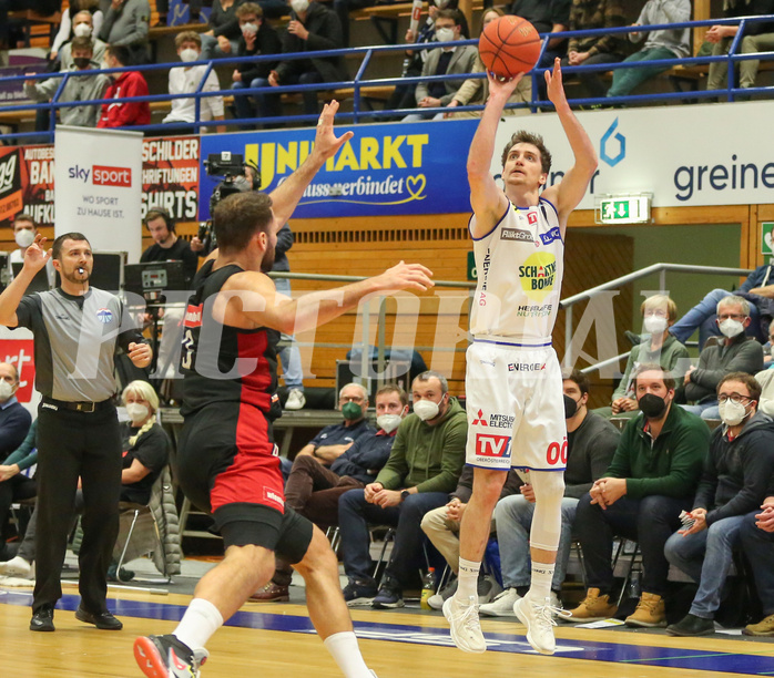Basketball Superliga 2021/22, Grunddurchgang 9.Runde Gmunden Swans vs. BC Vienna