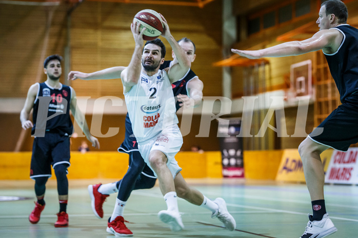 Basketball, Basketball Zweite Liga, Grunddurchgang 15.Runde, BBC Nord Dragonz, Mistelbach Mustangs, Petar Cosic (2)