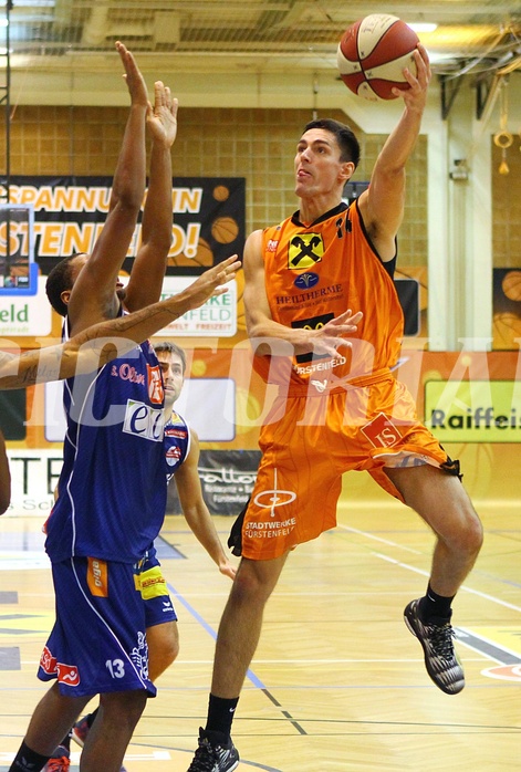 Basketball ABL 2015/16 Grunddurchgang 6.Runde  Fürstenfeld Panthers vs Kapfenberg Bulls
