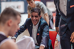 Basketball, Basketball Superliga 2023/24, Grundduchgang Runde 4., Oberwart Gunners, Kapfenberg Bulls, Antonio Herrera (Head Coach)