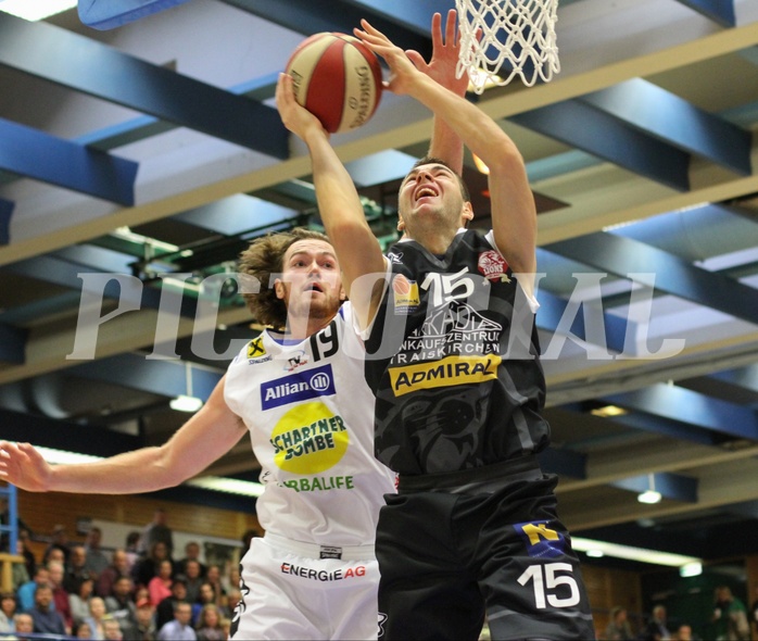 Basketball ABL 2015/16 Grunddurchgang 5.Runde Gmunden Swans vs. Traiskirchen Lions


