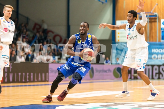 Basketball, CUP 2017 , 1/2 Finale, Oberwart Gunners, Gmunden Swans, Michael Ojo (3)