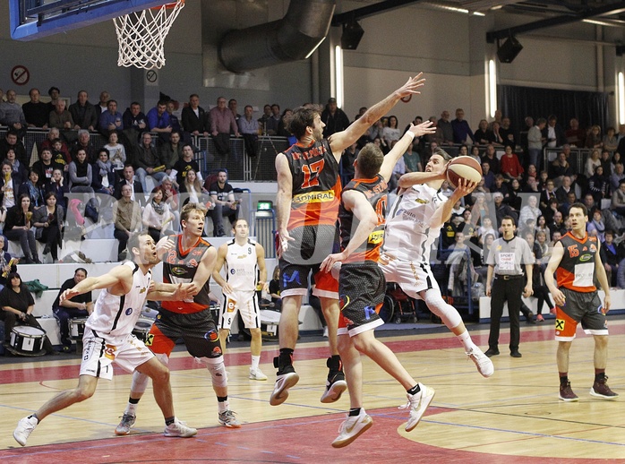 Basketball 2.Bundesliga 2017/18 Playoff VF Spiel 2 Jennersdorf Blackbirds vs UBC St. Pölten