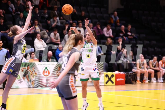 23.03.2024, Graz, Raiffeisen Sportpark, Basketball Damen Superliga 2023/24, Semifinale, Spiel 2, UBI Holding Graz - BK Raiffeisen Duchess Klosterneuburg,  