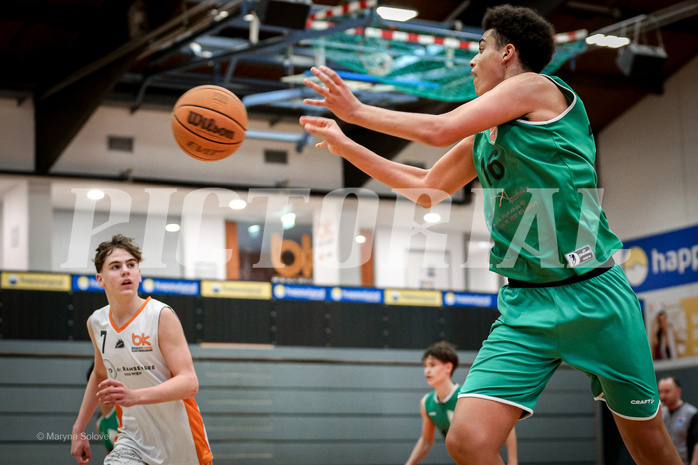 29.03.2025 Österreichischer Basketballverband 2024/25, SLMU16, Basket Dukes vs. KOS Celovec