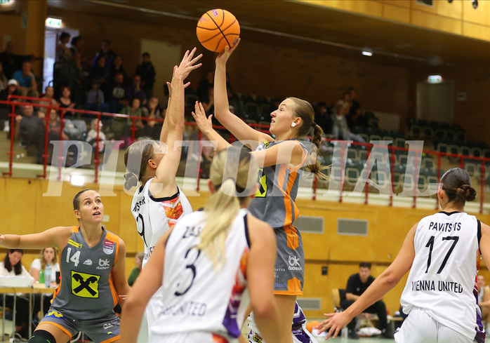 Basketball Damen Superliga 2024/25, Grunddurchgang 1.Runde Vienna United vs. Duchess Klosterneuburg


