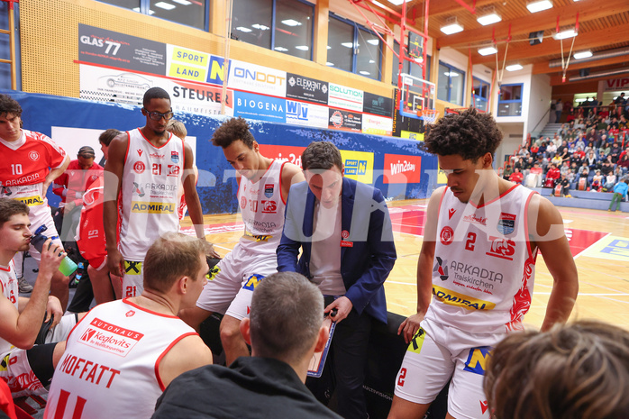 Basketball Superliaga 2024/25, Grunddurchgang 22.Runde Traiskirchen Lions vs. Flyers Wels