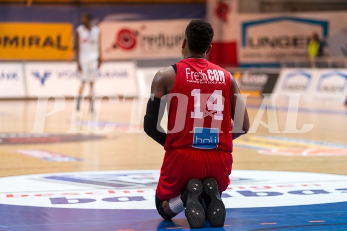 Basketball, ABL 2016/17, Playoff HF Spiel 1, Oberwart Gunners, WBC Wels, De Juan Wright (14)