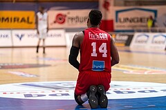 Basketball, ABL 2016/17, Playoff HF Spiel 1, Oberwart Gunners, WBC Wels, De Juan Wright (14)