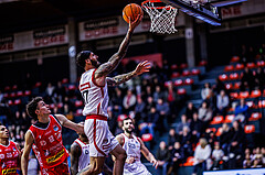 Basketball, Win2Day Superliga 2024/25, Grunddurchgang 13.Runde, BC Vienna, Traiskirchen Lions, Ivan Siriscevic (17)