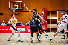 Basketball, Basketball Zweite Liga 2024/25, Grunddurchgang 6.Runde, Vienna Timberwolves, Mistelbach Mustangs, Felix Angerbauer (4)