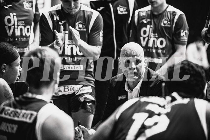Basketball, Win2Day Superliga 2022/23, Grunddurchgang 7.Runde, BC GGMT Vienna, SKN St. Pölten, Mike Coffin (Head Coach)