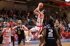 Basketball Superliaga 2024/25, Grunddurchgang 22.Runde Traiskirchen Lions vs. Flyers Wels


