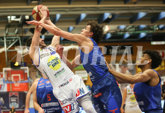 Basketball Superliga 2019/20,  4.Plazierungsrunde Gmunden Swans vs. Kapfenberg Bulls


