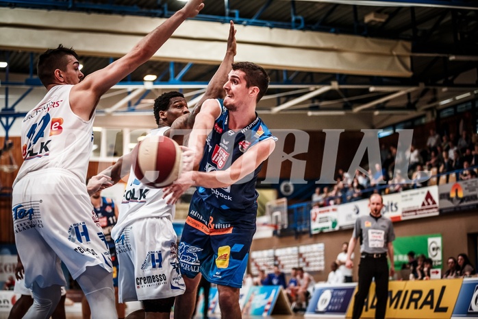 Basketball, ABL 2017/18, Grunddurchgang 33.Runde, Oberwart Gunners, Kapfenberg Bulls, Bogic Vujosevic (5)