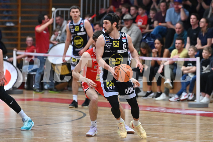 Basketball, Superliga 2024/25, Plazierungsrunde 5.Runde, Flyers Wels vs. Gmunden Swans,
