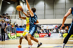 Basketball, Win2Day Superliga 2023/24, Grunddurchgang 6.Runde, SKN St. Pölten, Vienna Timberwolves, Michael Anthony Randolph Jr. (5)