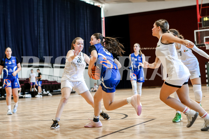 02.03.2025 Österreichischer Basketballverband 2024/25, SLWU16 Basket Flames UNION vs. DBB  Basketgirls Wels