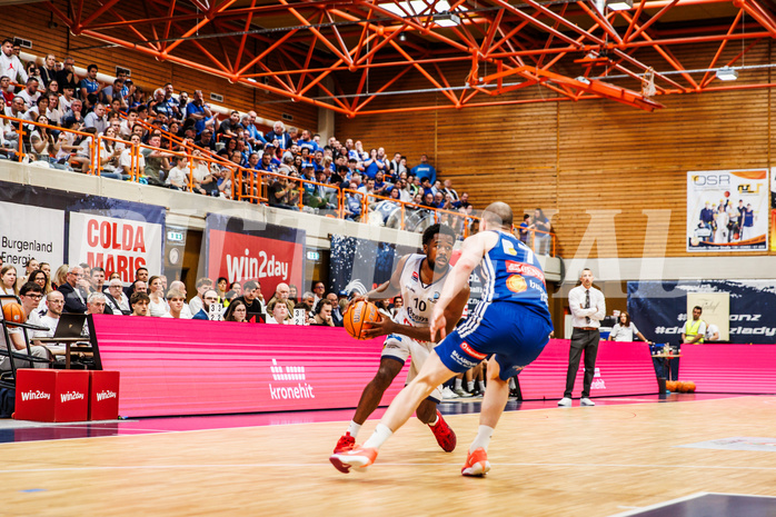 Basketball, win2day Basketball Superliga 2024/25, Playoffs Finale 2. Spiel
, BBC Nord Dragonz, Oberwart Gunners, Austen Awosika (10)