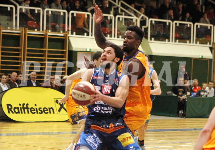 Basketball ABL 2017/18 Grunddurchgang 29.Runde  Fürstenfeld Panthers vs Kapfenberg Bulls
