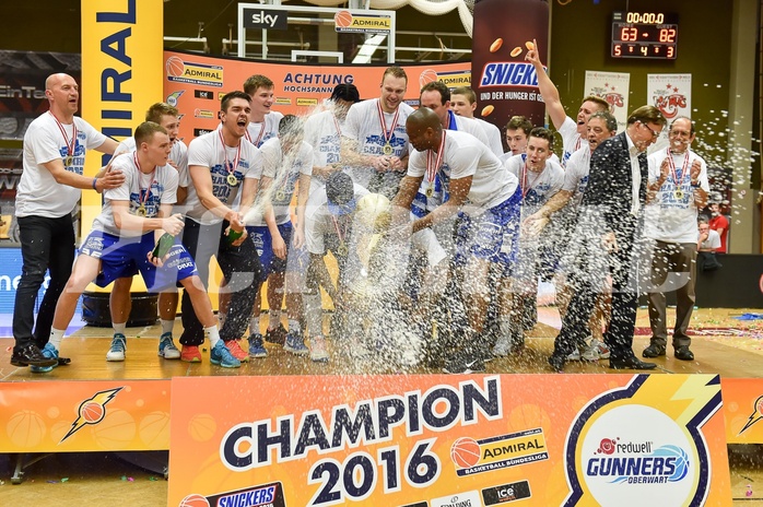 Basketball ABL 2015/16 Playoff Finale Spiel 3 WBC Wels vs Gunners Oberwart