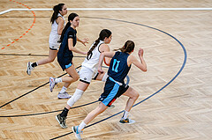 15.02.2025 Österreichischer Basketballverband 2024/25, SLWU19, Basket Flames UNION vs. Vienna Timberwolves