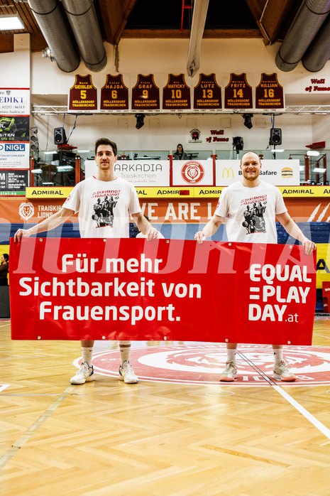 Basketball, Win2Day Superliga 2024/25, 2. Platzierungsrunde, Traiskirchen Lions, Oberwart Gunners, Equal Play Day